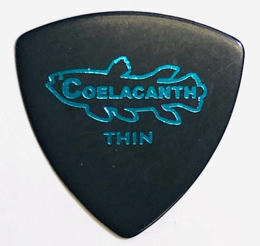 [Triangle Thin 0.6] Ebonite Guitar Pick "COELACANTH"