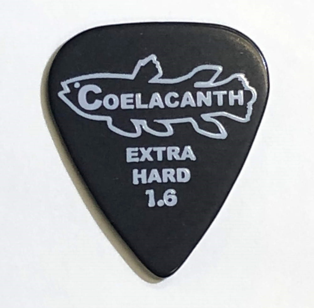 [Teardrop Extra Hard 1.6] Ebonite Guitar Pick "COELACANTH"