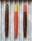 KOBUE -Little Flute- Limited color  Red and Yellow marble with Marbled yellow cap