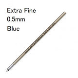 JETSTREAM Refills for 4C type Ballpoint Pen (1set=10pc): 0.5mm / 0.7mm (Blue/Black)