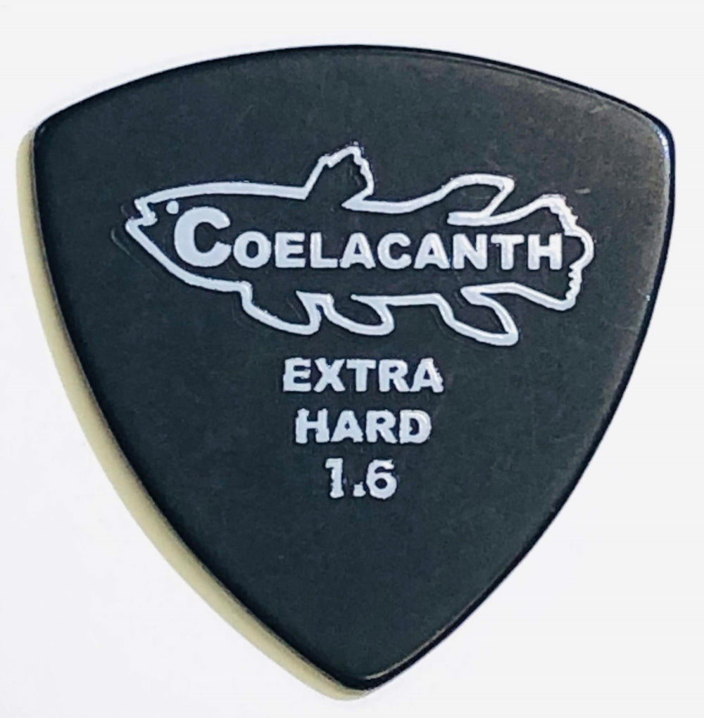 [Triangle Extra Hard 1.6] Ebonite Guitar Pick "COELACANTH"