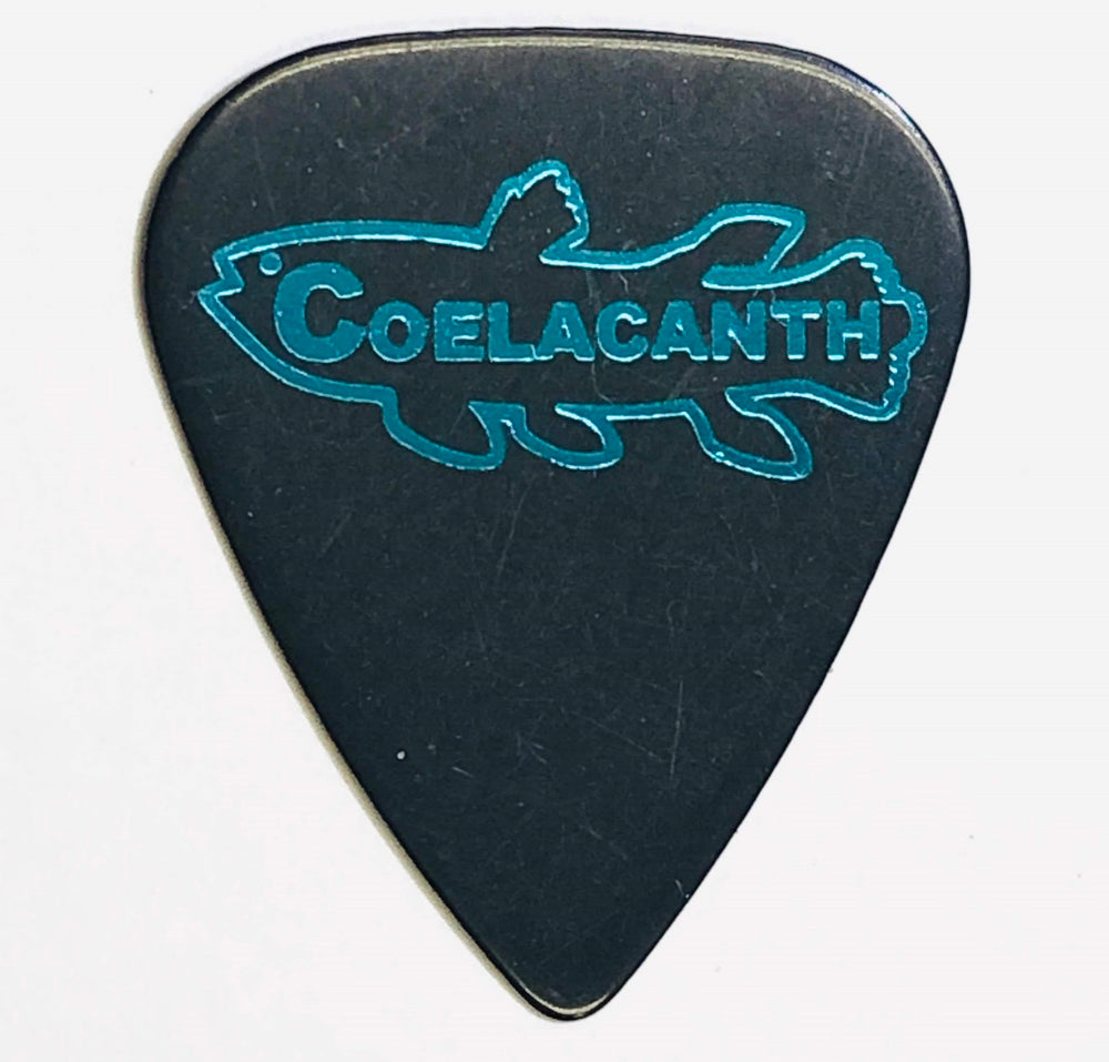 [Teardrop Thin 0.6] Ebonite Guitar Pick "COELACANTH"